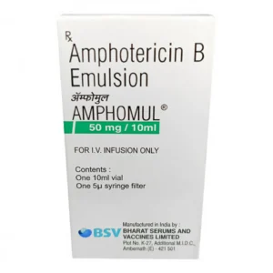 Амфотерицин В :: Amphotericin B (Amphomul) эмул. для ин. 50мг/10мл Индия №1