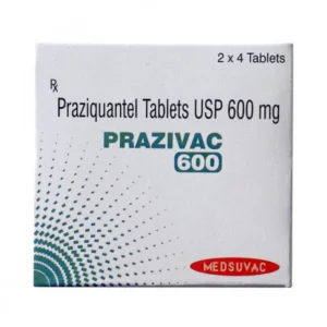 Празиквантел Бильтрицид (Prazivac  Zerquan, аналог Дистоцид, Цистицид) табл. 600мг №8